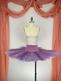 Ready-To-Wear Classical Pull-On Stretch Tutu Skirt Ombre-Dyed Purple