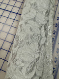 Brocade - 45-inches Wide Metallic White Silver Special Purchase!