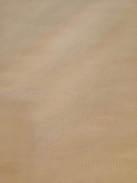 Tulle - 108-inches Wide Cream By the Bolt New Color!