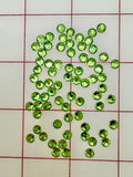 Rhinestones - 20ss Czech "Bright-Cut" Peridot Flat Back