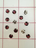 Rhinestones - 30SS Czech Bright-Cut Rose Montees Amethyst 12-Pack