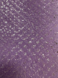 Enhanced Sparkle Tulle - 54-inches Wide Grape/Silver