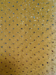 Enhanced Sparkle Tulle - 54-inches Wide Vintage Gold/Silver