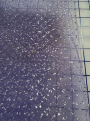 Enhanced Sparkle Tulle - 54-inches Wide Lavender/Silver