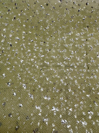 Enhanced Sparkle Tulle - 54-inches Wide Maize/Silver