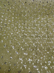 Enhanced Sparkle Tulle - 54-inches Wide Maize/Silver
