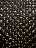 Enhanced Sparkle Tulle - 54-inches Wide Black/Gold