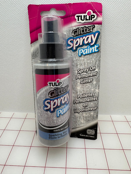 Tulip Glitter Spray Paint Sparkling Star Silver Close-Out