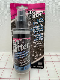 Tulip Glitter Spray Paint Black Diamond Close-Out