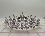 Tiara - Formal Crystal and Silver Design with Added Beads and Crystals - Custom - Only One In Stock!