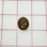 Buttons - Vintage Metallic Antique Gold New!