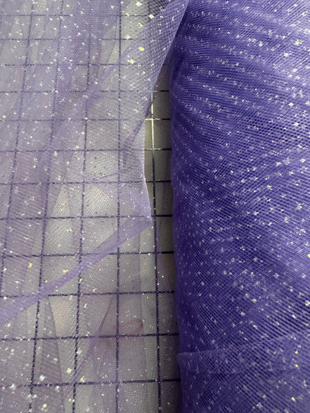 Regular Sparkle Tulle - 54-inches Wide Lavender