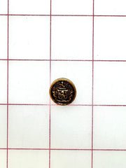 Buttons - Vintage Antique Gold Coat of Arms Metallic New!