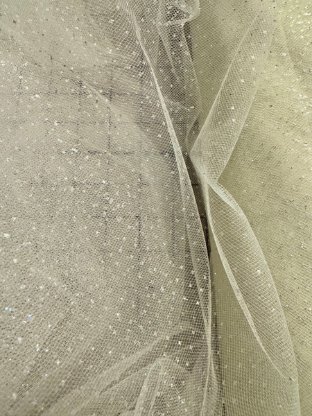 Regular Sparkle Tulle - 54-inches Wide Ivory