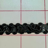 Lace Trim - 1/2-inch Wide Black Sequined Corded Close-Out