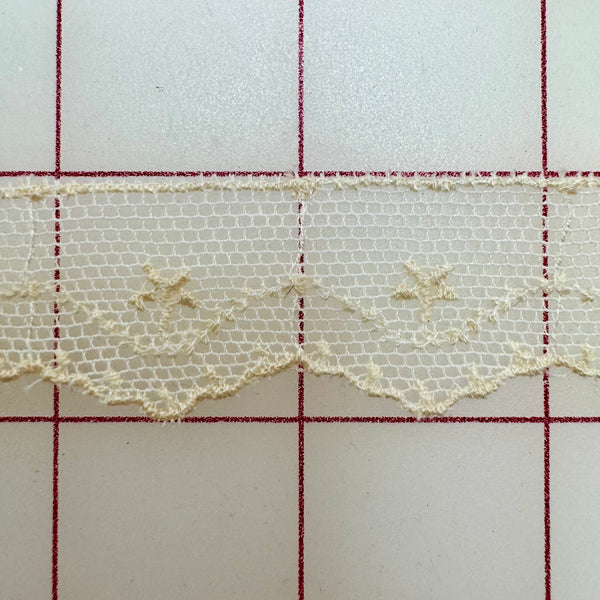 Lace Trim - Vintage 1-inch wide Cream Lace Close-Out