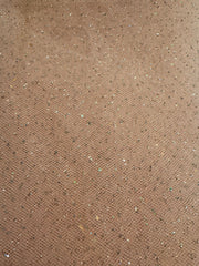 Regular Sparkle Tulle - 54-inches Wide Peach