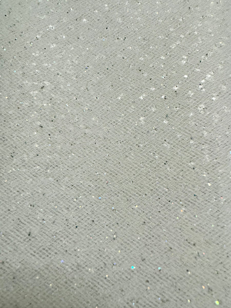 Regular Sparkle Tulle - 54-inches Wide White