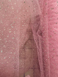 Regular Sparkle Tulle - 54-inches Wide Paris Pink