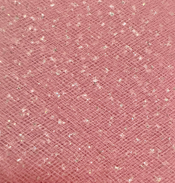 Regular Sparkle Tulle - 54-inches Wide Paris Pink