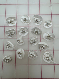 Appliques -  White Mini Rhinestone Motifs
