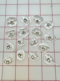 Appliques -  White Mini Rhinestone Motifs