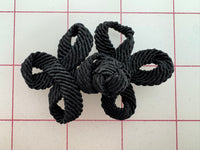 Applique - Vintage Black Braided Cord Frog Close-Out