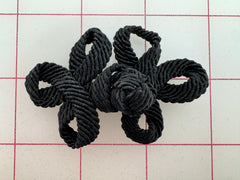 Applique - Vintage Black Braided Cord Frog Close-Out