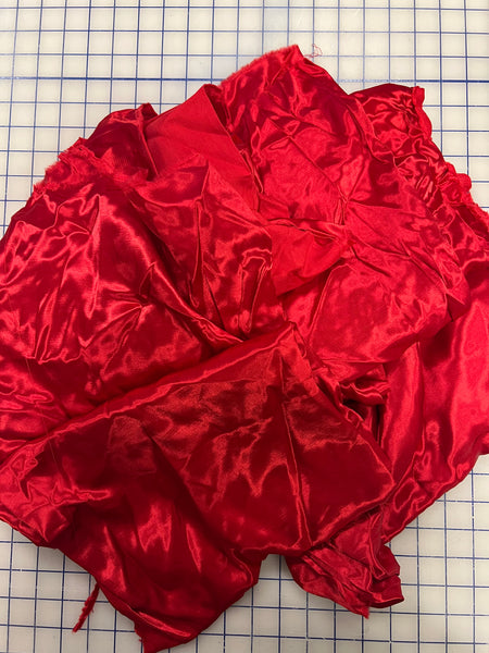 Grab Bag - Satin - Red 3 YDS