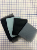 Grab Bag - Tulle Pieces- Shades of Grey/ Black 5 YDS