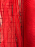 Polyester Tulle Netting - 59/60-inches Wide Red