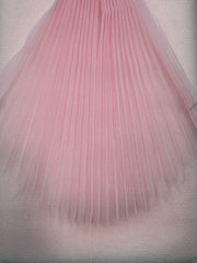 Pleated Tutu Tulle - 60-inches Wide Pink By the Yard NEW!