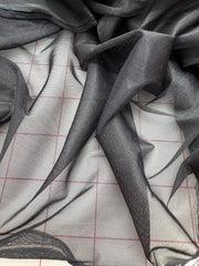 Grab Bag- Nylon Chiffon - 59-inches Wide Black  1.75YDS