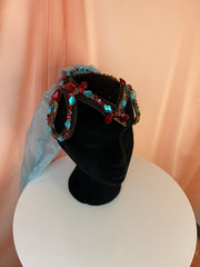 Hand-Wired Swarovski Rhinestone Nutcracker Arabian-Style Headpiece Close-Out