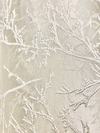 Brocade - 60-inches Wide Winter White Cotton Sateen