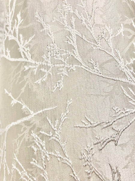 Brocade - 60-inches Wide Winter White Cotton Sateen