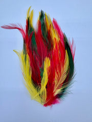 Feather Trim - Hackle Pads Multi-Color Pack Close-Out