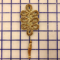 Applique - Gold with Tassel Close-Out Only One Left!