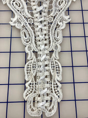 Applique - Beautiful Venise Lace Corseted Winter White