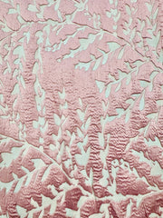 Brocade - 60-inches Wide Reversible Stretch Pink/Blue Brocade NEW!