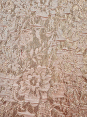 Brocade - 52-inches Wide Reversible Metallic Pink NEW!