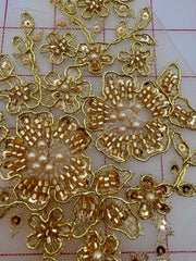 Grab Bag - Applique - Gold Lace Pairs