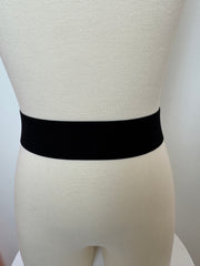 Accessories - 2-inch Wide Elastic Waistband/Belt Black Close-Out