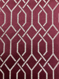 Grab Bag - Brocade 57-inches Wide Burgundy and Metallic Gold Reversible 1.5-Yard Piece