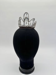 Ready-to-Wear - Tiara - Hand-Wired Swarovski Crystal Rose Montee Tiara Close-Out