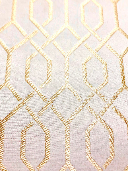 Brocade - 57-inches Wide Ivory with Pale Gold Metallic 1-Yard Piece Left!