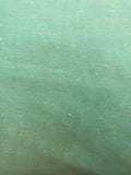 Brocade - 56-in Two Tone Teal Yellow Poly Dupioni 2 Pieces Left!