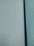 Iridescent Glitter Tulle - 58-inches Wide Light Blue