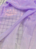 Poly Chiffon Ombre Metallic - 56-inches Wide Lilac