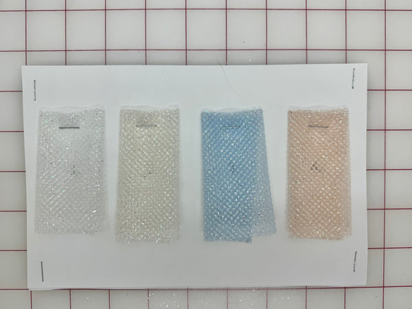 Sample Card - Iridescent Glitter Tulle